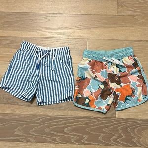Cat & Jack/Art Class Boys Swim Trunks (2) Size XS